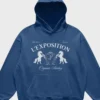 L’Exposition Hoodie Blue Color
