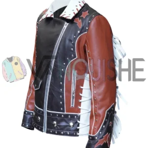 Lainey Wilson Western Leather Jacket Front Look