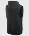 Las Vegas Raiders Black Sleeveless Hoodie