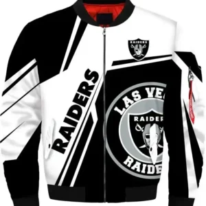 Las Vegas Raiders Bomber Jacket Style 02