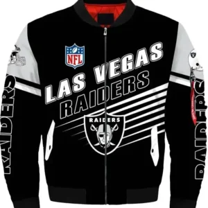 Las Vegas Raiders Bomber Jacket Style 03
