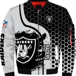 Las Vegas Raiders Bomber Jacket Style 05