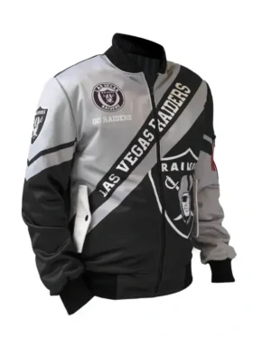 Las Vegas Raiders Bomber Jacket Style 01