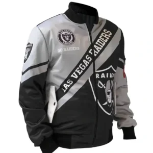 Las Vegas Raiders Bomber Jacket Style 01