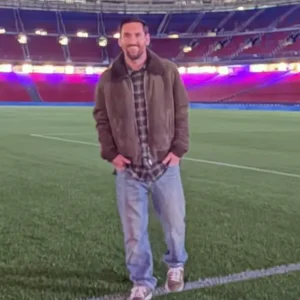 Leo Messi at Camp Nou Stadium