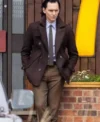 Loki S02 Tom Hiddleston Brown Peacoat