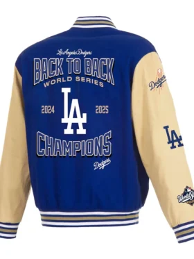 Los Angeles Dodgers Back To Back World Series Champions Blue Jacket