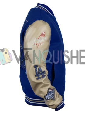 Los Angeles Dodgers Back To Back World Series Champions Blue Jacket right