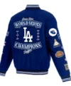 Los Angeles Dodgers World Series Champions Blue Bomber Jacket