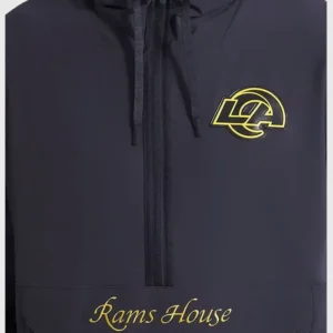 Los Angeles Rams “Rivalries” Sideline Anorak Nike Jacket Back Look