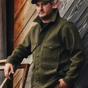 Mackinaw Green Wool Coat