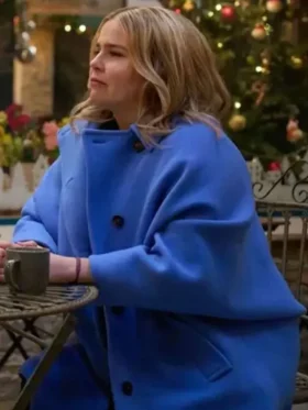 Mae Whitman The Twelve Dates Til Christmas Blue Coat