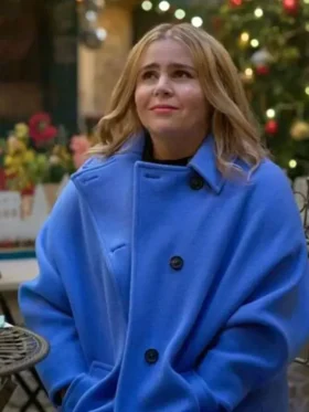 Mae Whitman The Twelve Dates Til Christmas Blue Coat