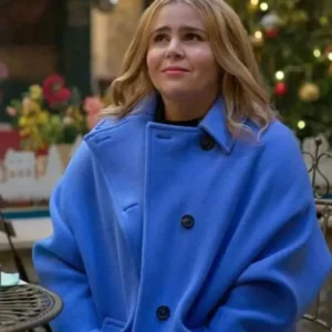Mae Whitman The Twelve Dates Til Christmas Blue Coat
