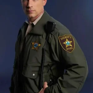 Matt Lauria Sheriff Country Green Jacket