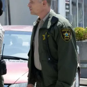 Matt Lauria Sheriff Country Green Jacket