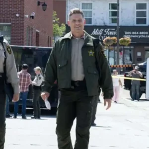 Matt Lauria Sheriff Country Green Jacket