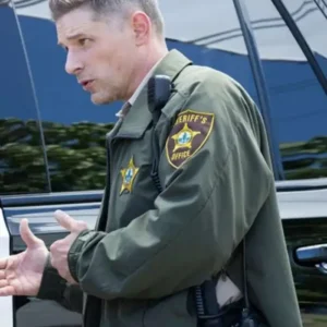 Matt Lauria Sheriff Country Green Jacket