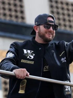 Max Muncy World Series Dodgers Championship Jacket