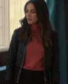 Maya Stern Fool Me Once S01 Black Leather Jacket