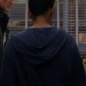 Mekia Cox The Rookie Blue Hoodie Back Look