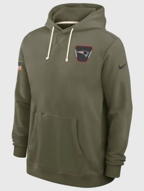 Men's New England Patriots Hoodie Back