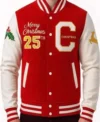 Merry Christmas Varsity Jacket Front Look