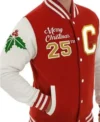 Merry Christmas Varsity Jacket Front Look