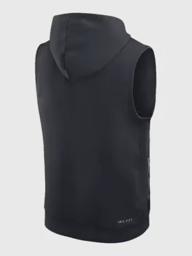 Miami Dolphins Rivalries Sideline Nike Sleeveless Hoodie Back Look