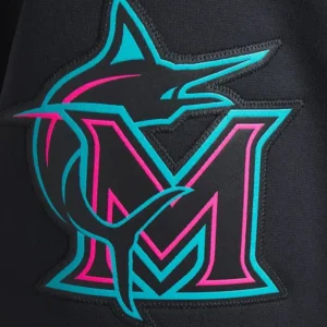 Miami Marlins Nike Black Hoodie