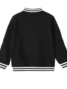 Mickey Mouse Skeleton Varsity Jacket Back Look