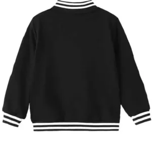 Mickey Mouse Skeleton Varsity Jacket Back Look