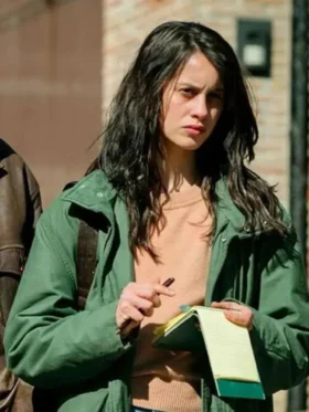 Milena Smit The Snow Girl Green Jacket