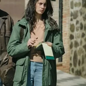 Milena Smit The Snow Girl Green Jacket