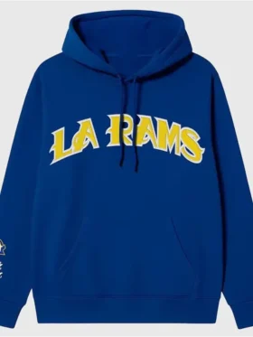 Mister Cartoon Los Angeles Rams Graphic Hoodie Front Look