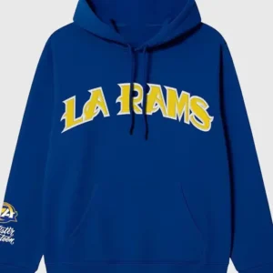 Mister Cartoon Los Angeles Rams Graphic Hoodie Front Look