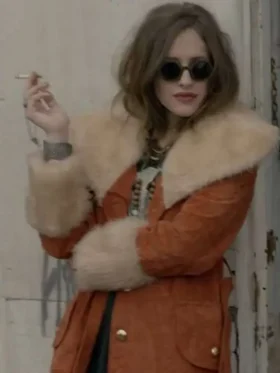 Mr. Robot Carly Chaikin Shearling Coat