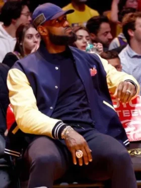NBA 2023 LeBron James Varsity Jacket
