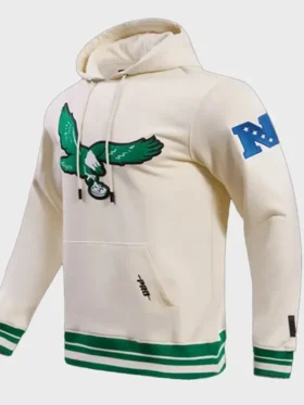 NFL Philadelphia Eagles Retro Classic Hoodie Front Look