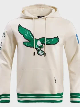 NFL Philadelphia Eagles Retro Classic Hoodie Front Look