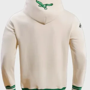 NFL Philadelphia Eagles Retro Classic Hoodie Front Look Back Look