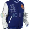 NY Islanders 50th Anniversary Blue Varsity Jacket right