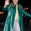 NYC 2025 Jeff Goldblum Green Leather Coat