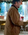 Nathaniel Parker The Twelve Dates Til Christmas Brown Jacket Back look