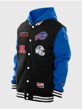 New Era Buffalo Bills Hoodie Jacket Front Look