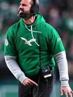 Nick Sirianni Eagles Kelly Green Hoodie