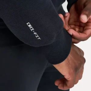 Nike PRO Dri-FIT Mid Layer Training Hoodie Cuff Logo