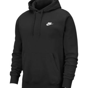 Nike Sportswear Club Black Hoodie Side
