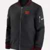 Nike Washington Commanders Bomber Jacket Black Front Look