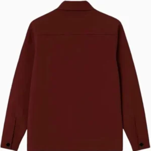 Niko Omilana The Celebrity Traitors Maroon Jacket back Look
